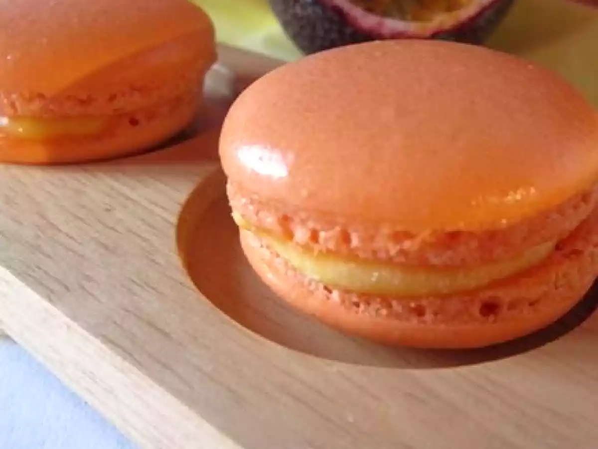 Macarons aux Fruits de la passion