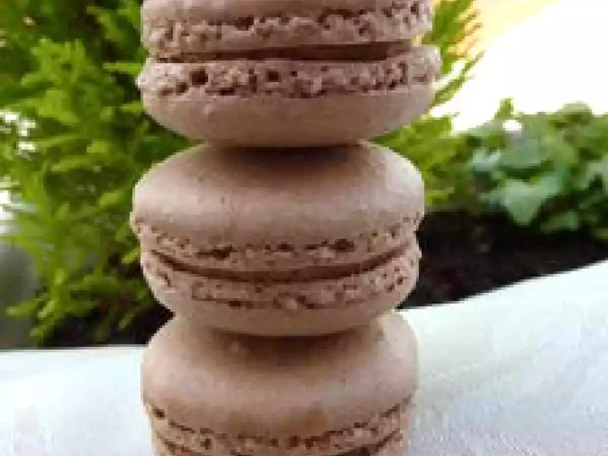 Macarons cappuccino