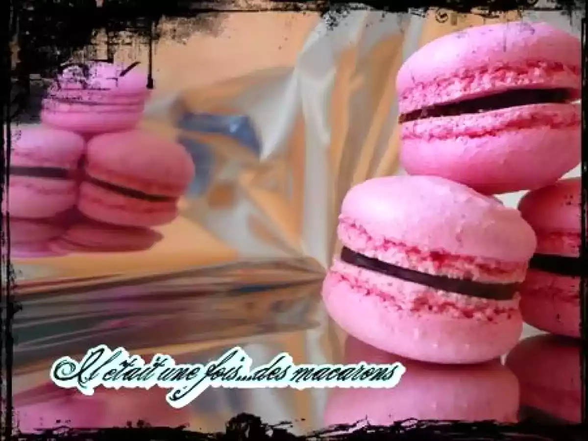MACARONS CHOCOLAT NOIR ET ORANGE CONFITE - photo 2