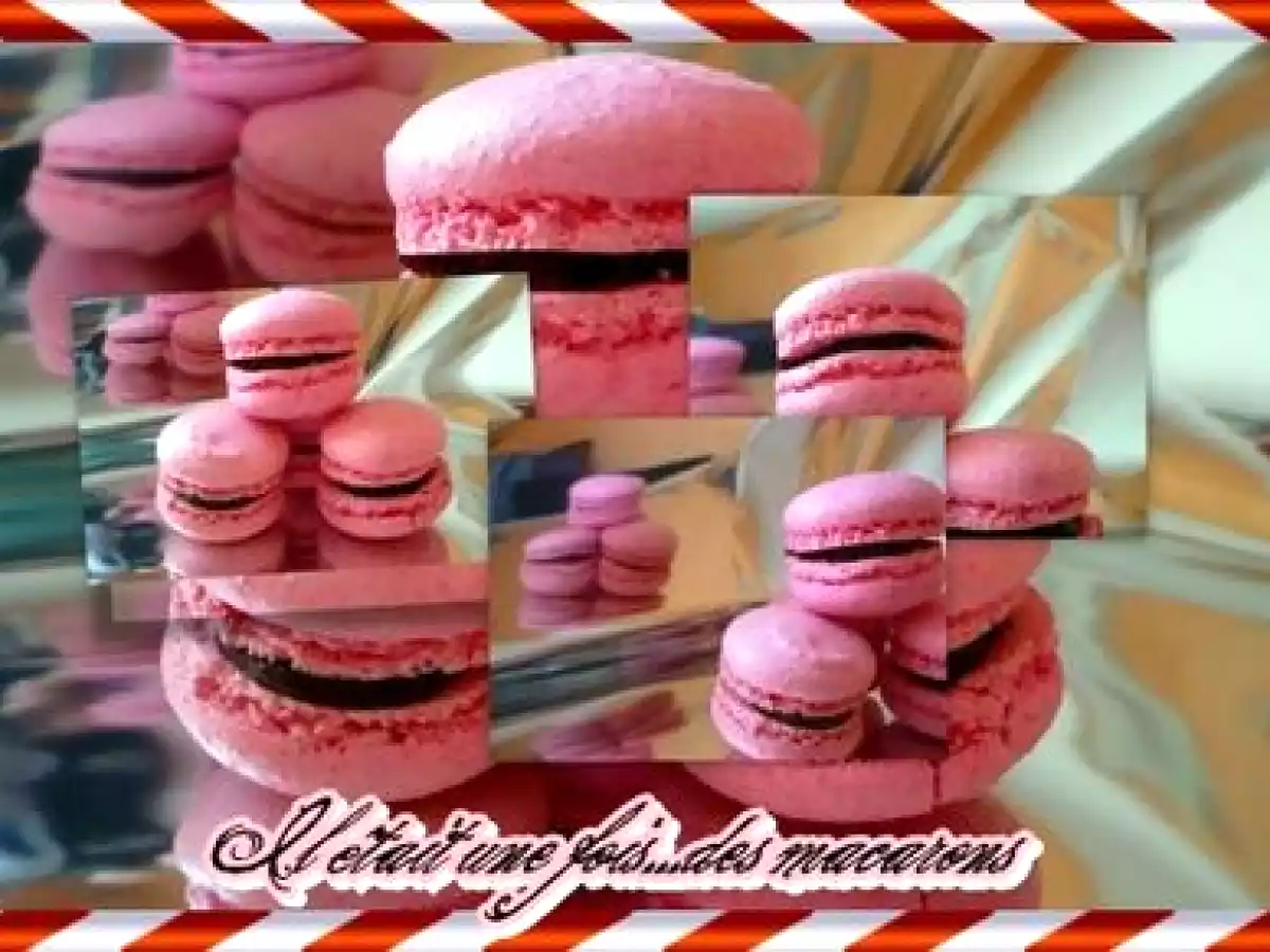 MACARONS CHOCOLAT NOIR ET ORANGE CONFITE - photo 3