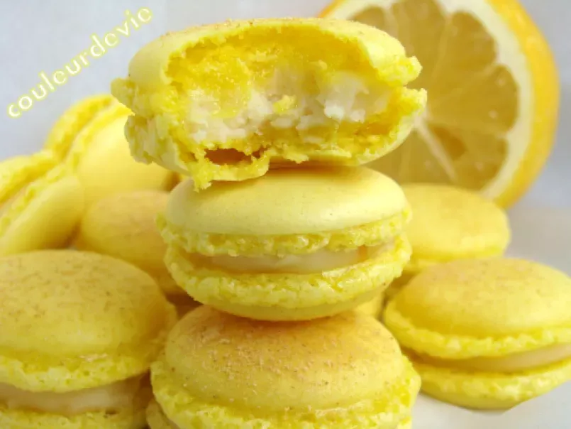 Macarons citron-gingembre - photo 3