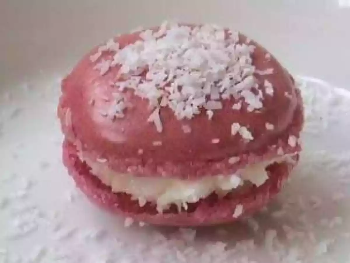 macarons framboises coco - photo 3