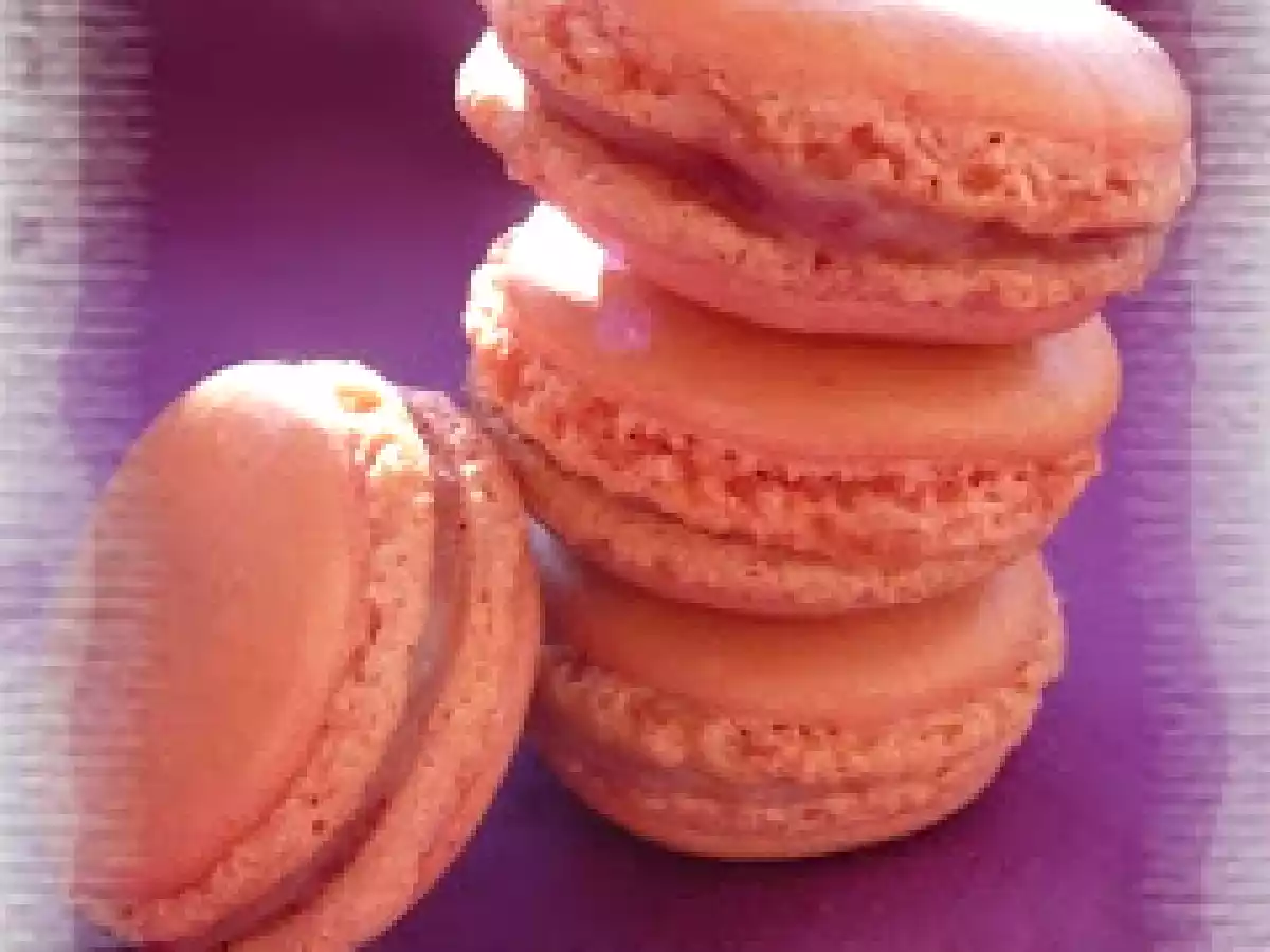 Macarons ganache Chocolat blanc & framboises