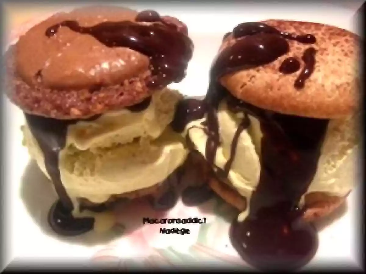 Macarons profiteroles