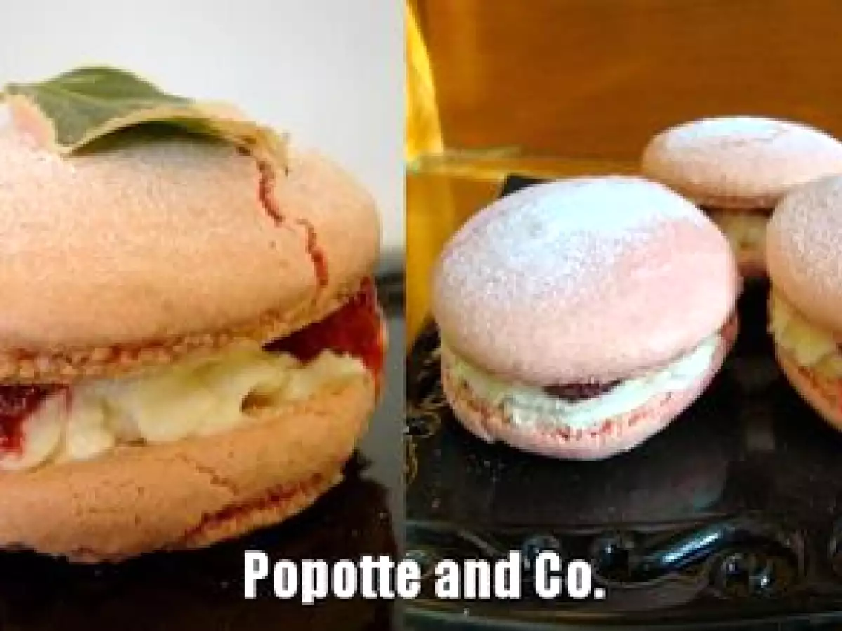 Macarons XXL chocolat blanc / framboise - photo 2