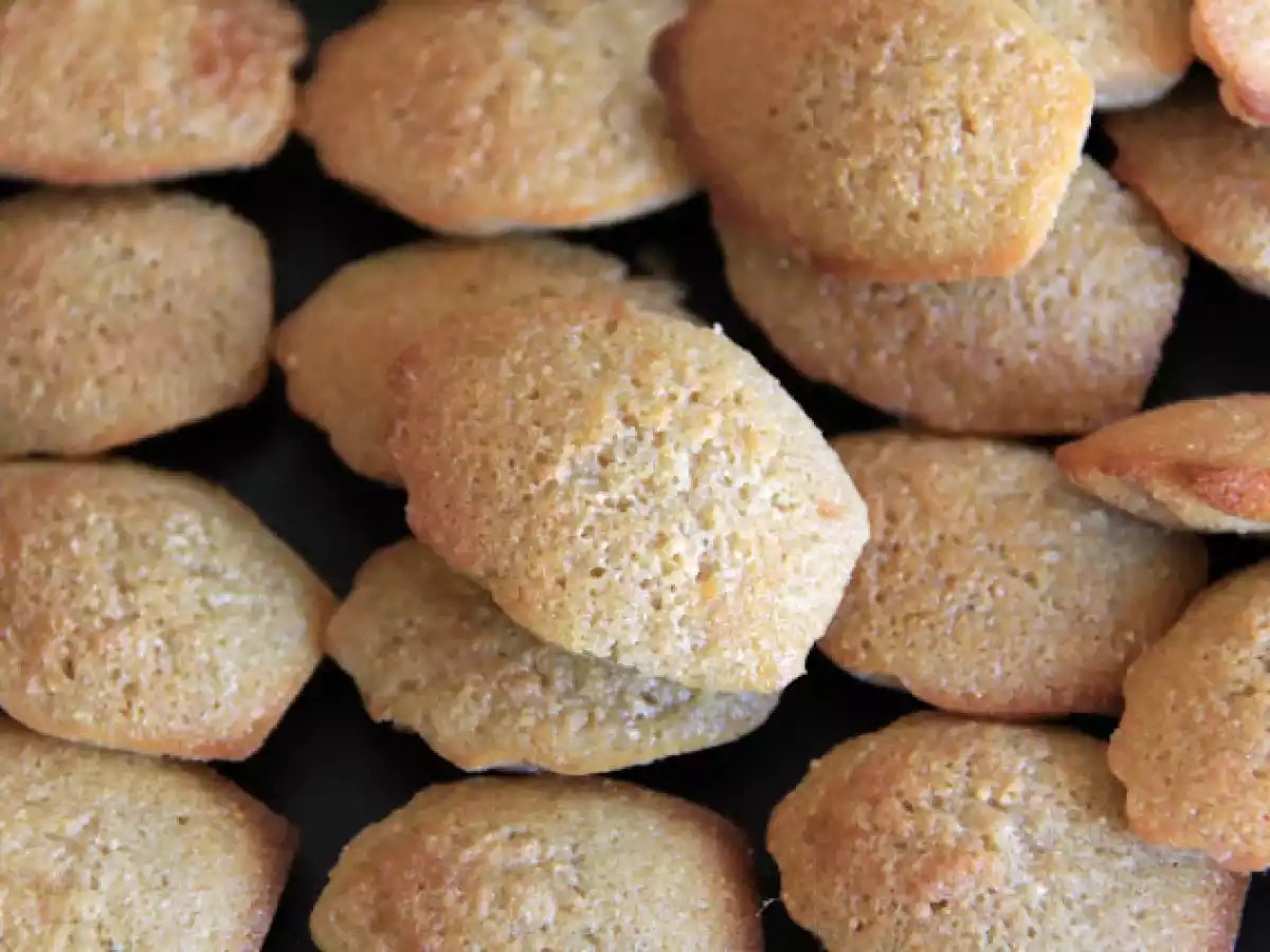 Madeleines à la farine de châtaigne