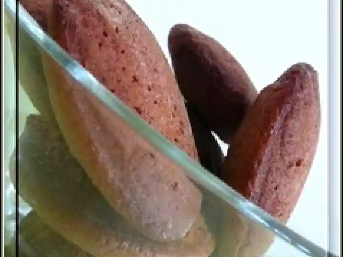 Madeleines à la farine et au miel de châtaigne