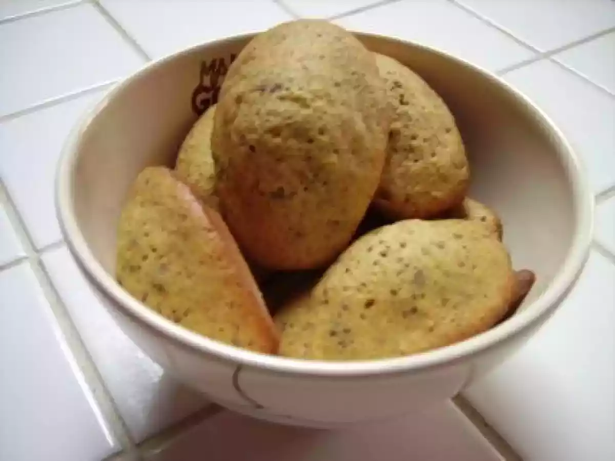 Madeleines à La Fêve Tonka et pépites de chocolat