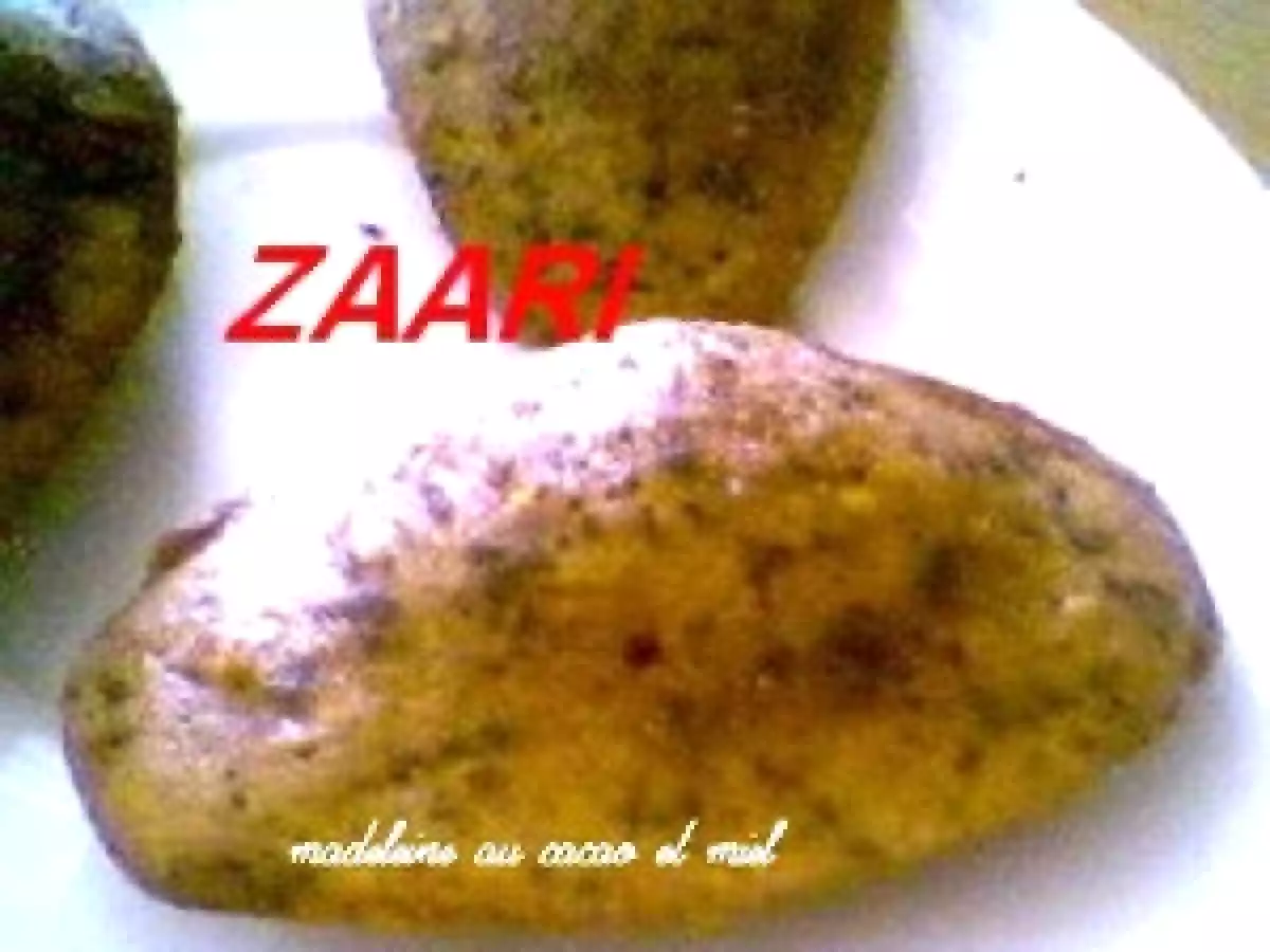 Madeleines au cacao et miel de C. Felder