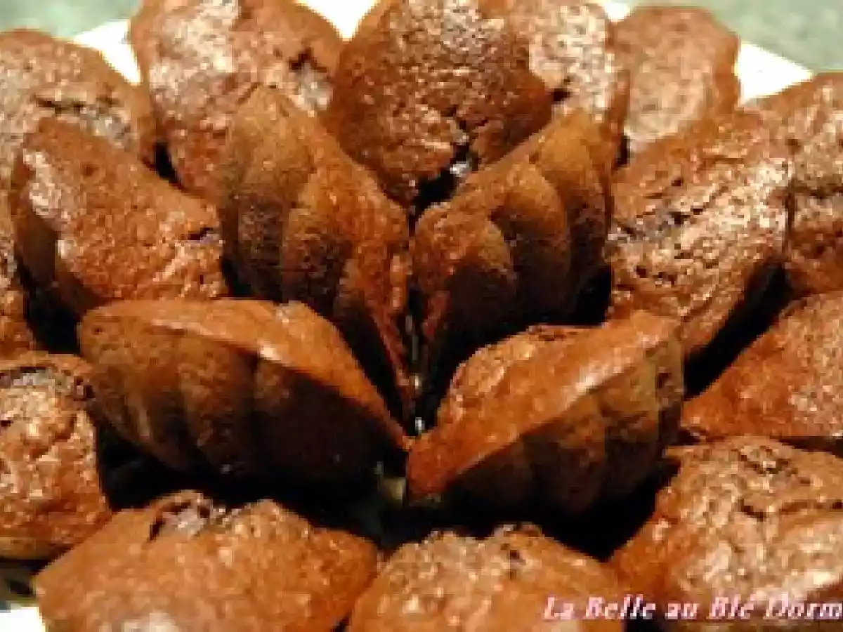 Madeleines au chocolat et au miel, sans gluten - photo 2