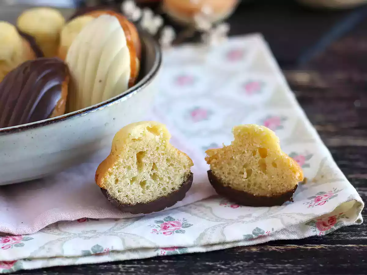 Madeleines au chocolat (pas à pas et en vidéo) - photo 6