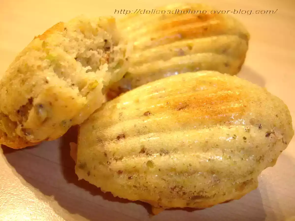 MADELEINES AU GORGONZOLA ET AUX PISTACHES - photo 2