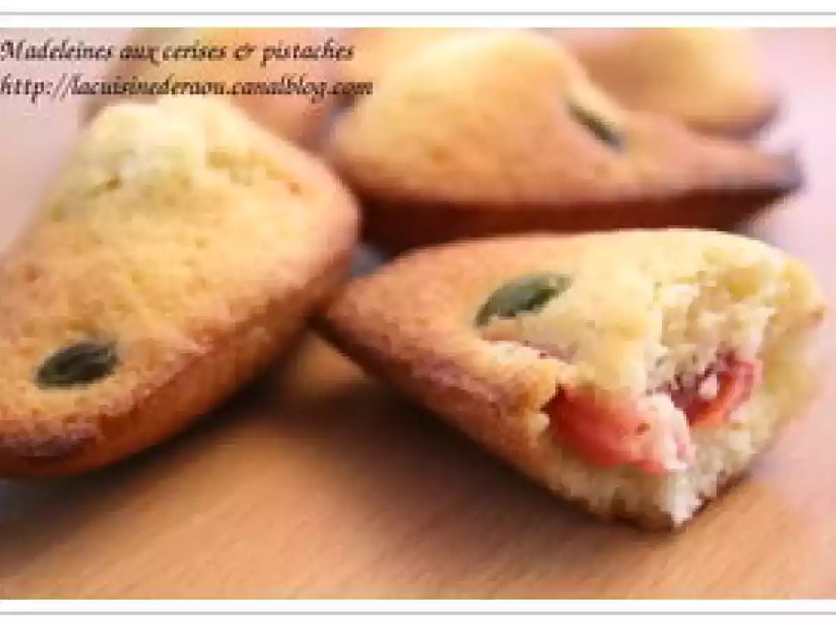 Madeleines aux cerises & pistaches - photo 2