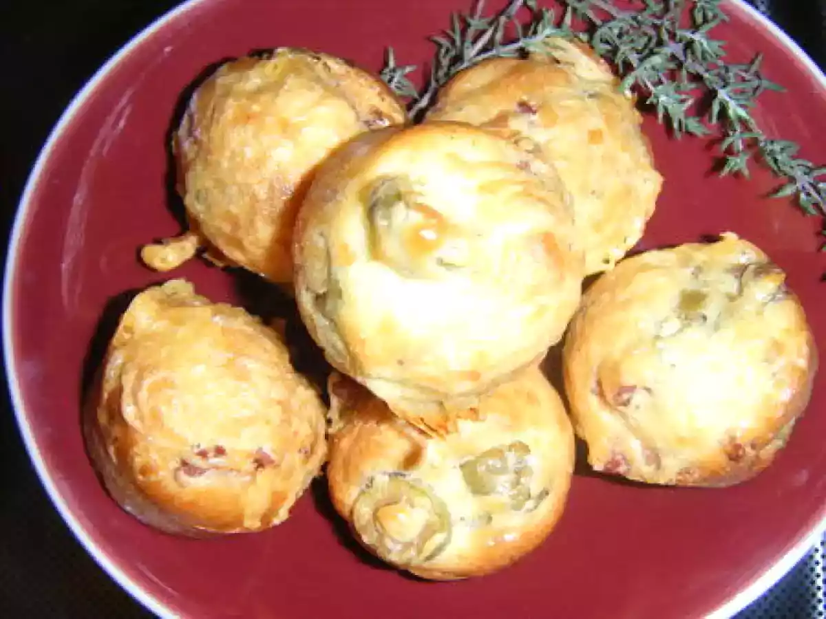 Madeleines aux lardons et aux olives vertes - photo 2