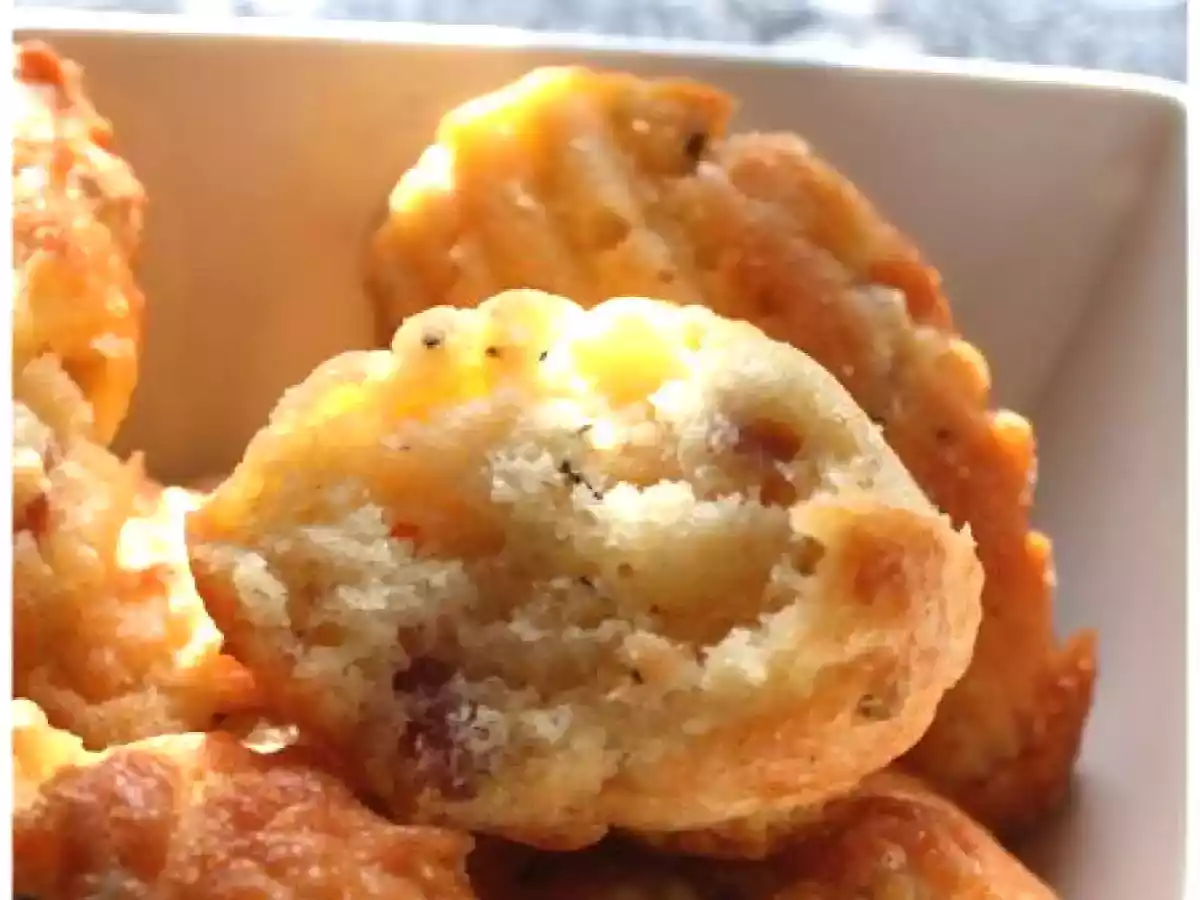 Madeleines aux lardons, thym & gruyère - photo 2