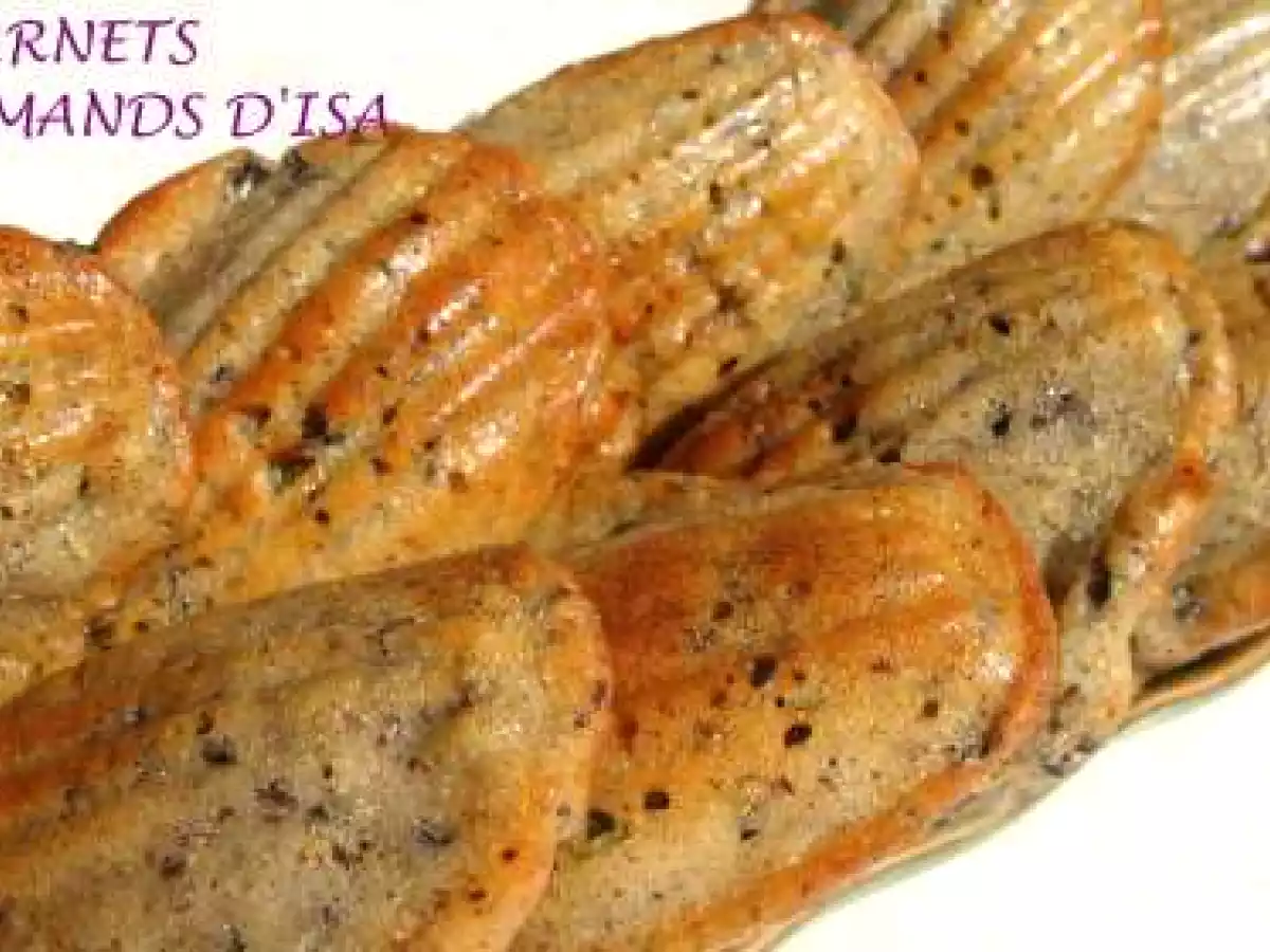 MADELEINES AUX OLIVES POUR UN APERO ENSOLEILLE