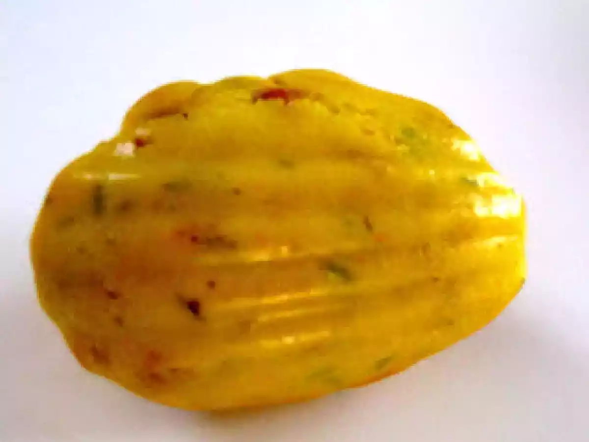 Madeleines aux poivrons et safran