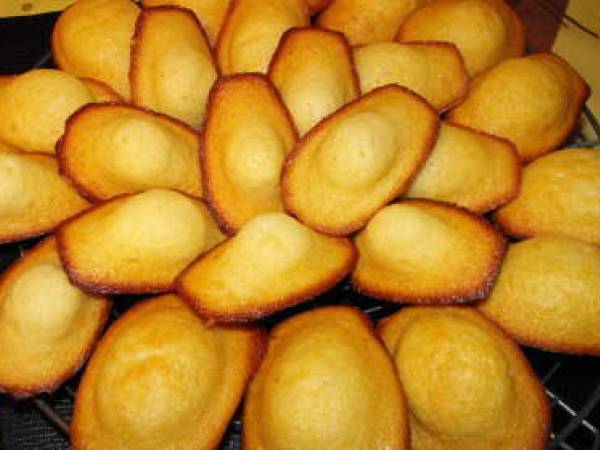 Madeleines miel et vanille