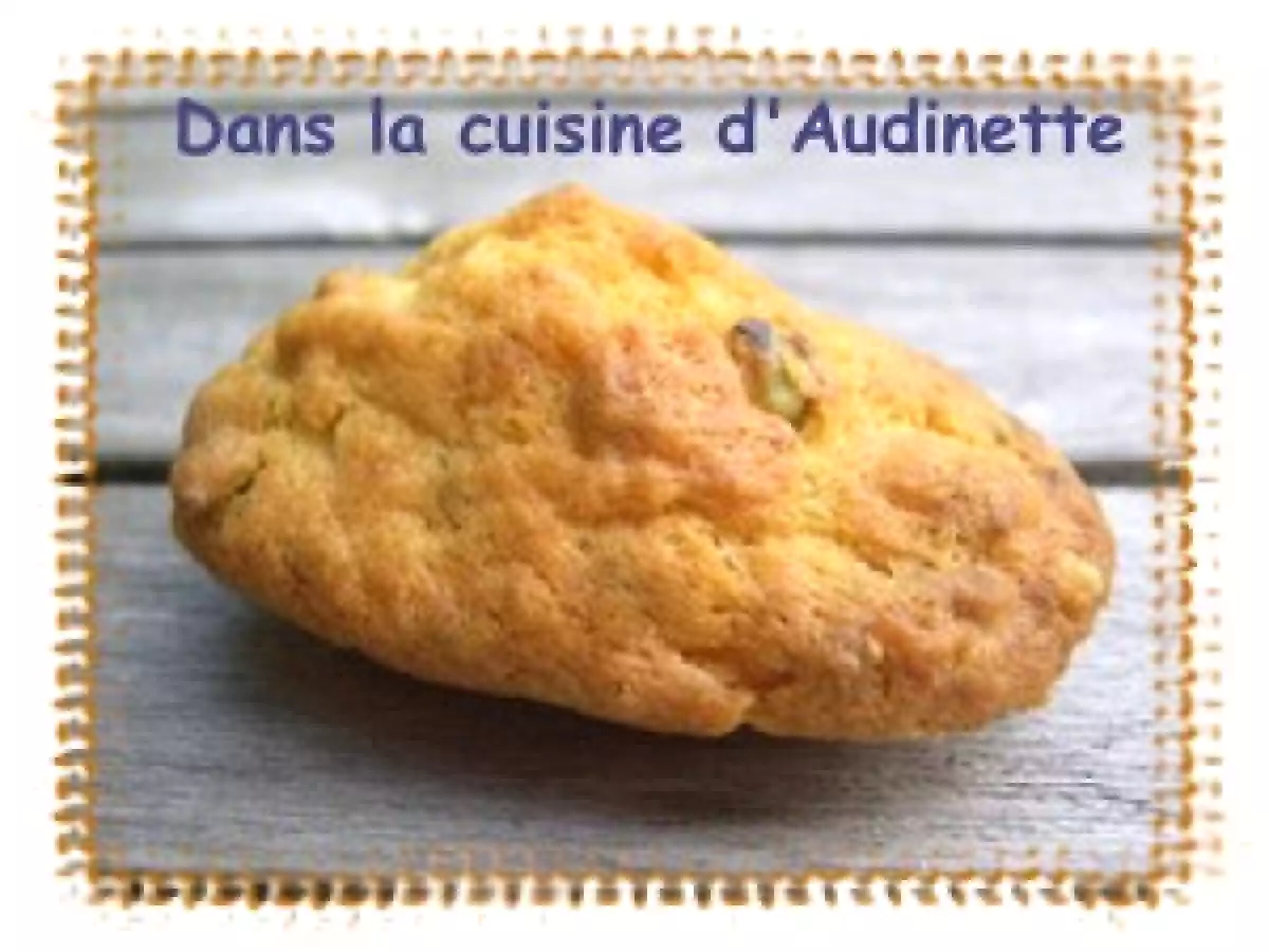 Madeleines salées au comté et aux pistaches - photo 2