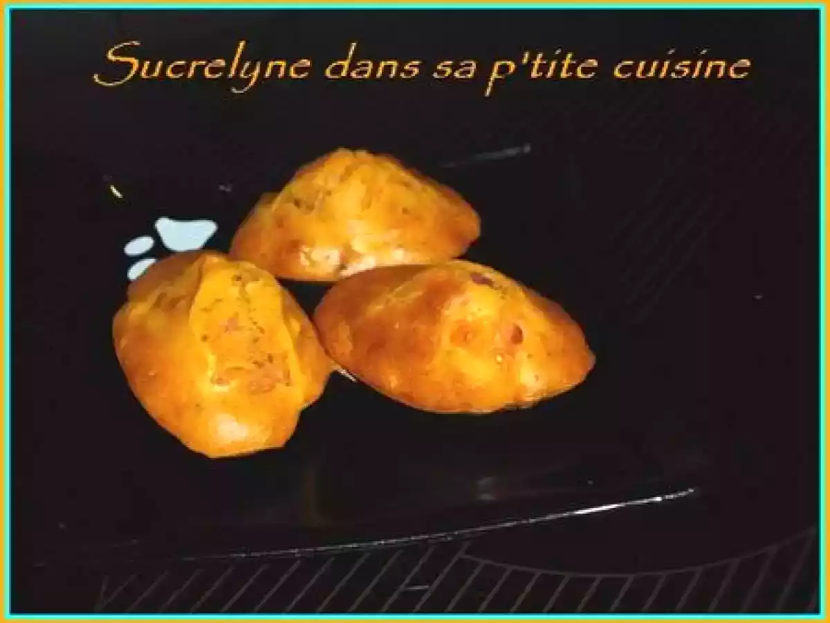 Madeleines un peu épicées bacon-tomate - photo 3