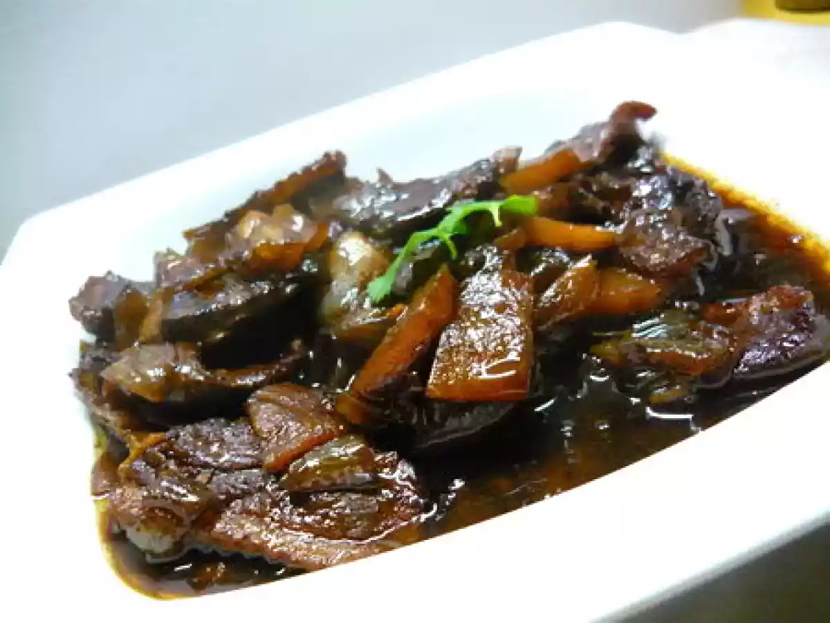 Magret de canard à l'ananas