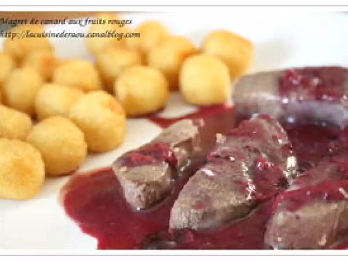 Magret de canard aux fruits rouges - photo 2