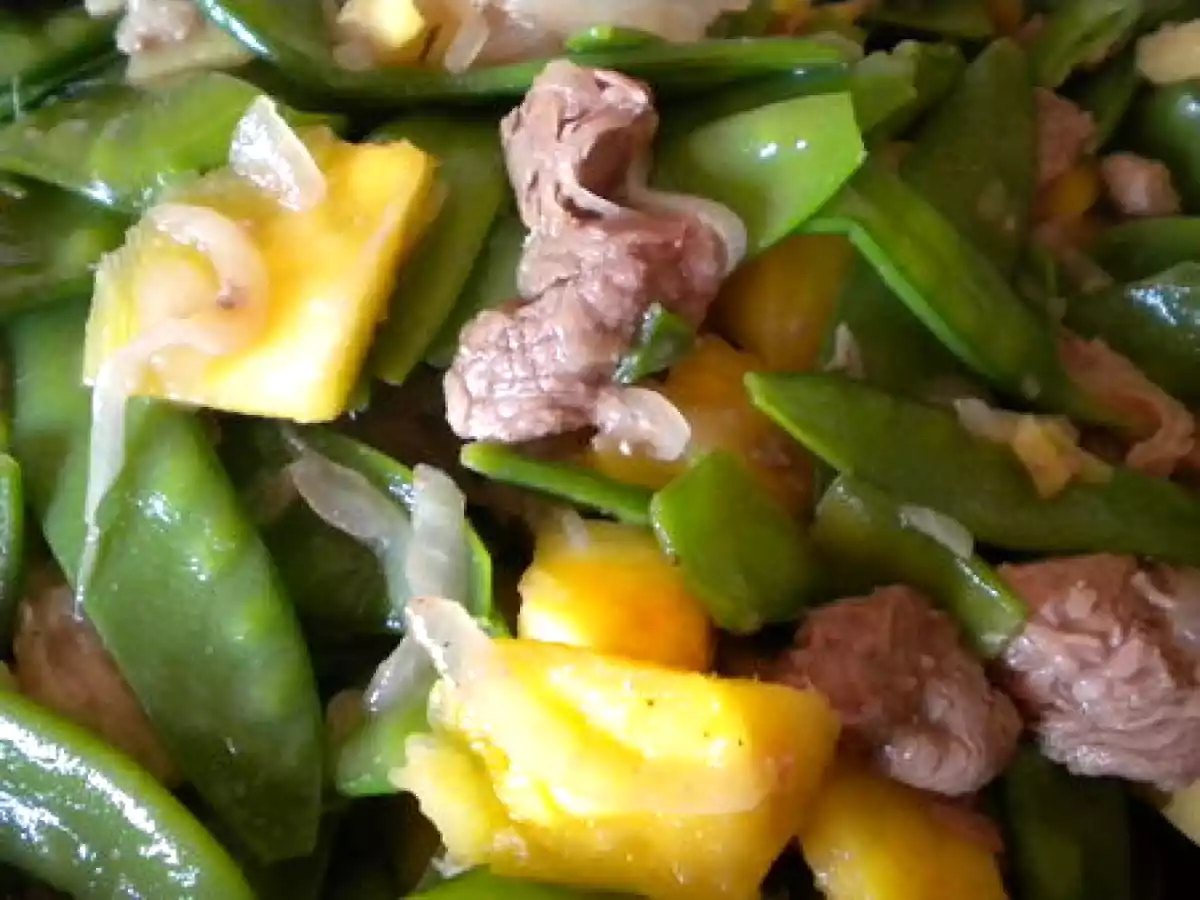 Magret de Canard Citronnelle et Basilic au Wok