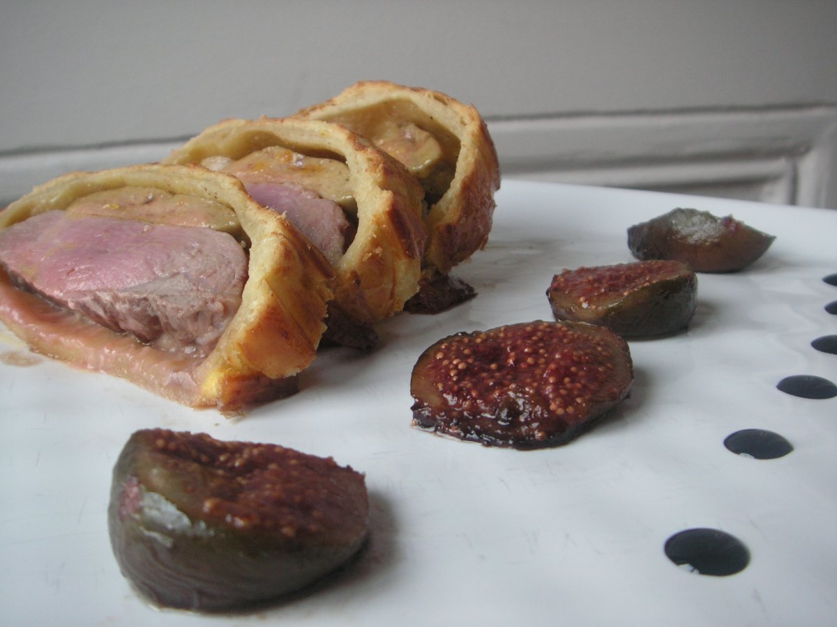 Magret de canard en croute et foie gras Recette Ptitchef
