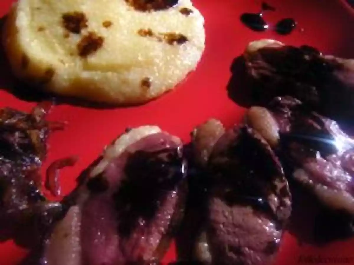 Magret de canard et son caramel de balsamique
