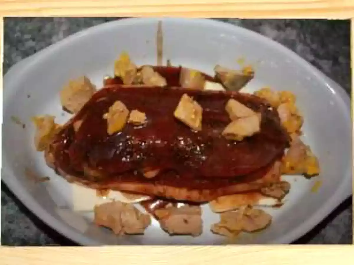 Magret de canard laqué au foie gras - photo 4