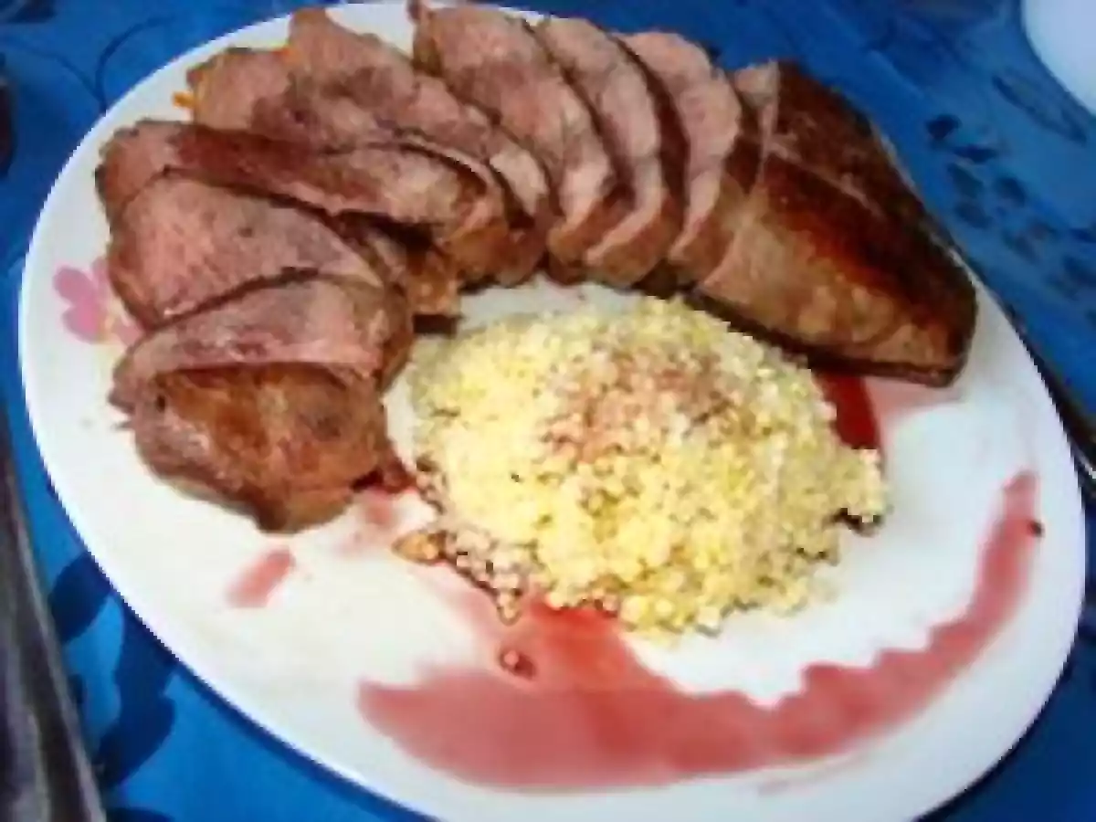 Magret de canard sauce au cassis - photo 2