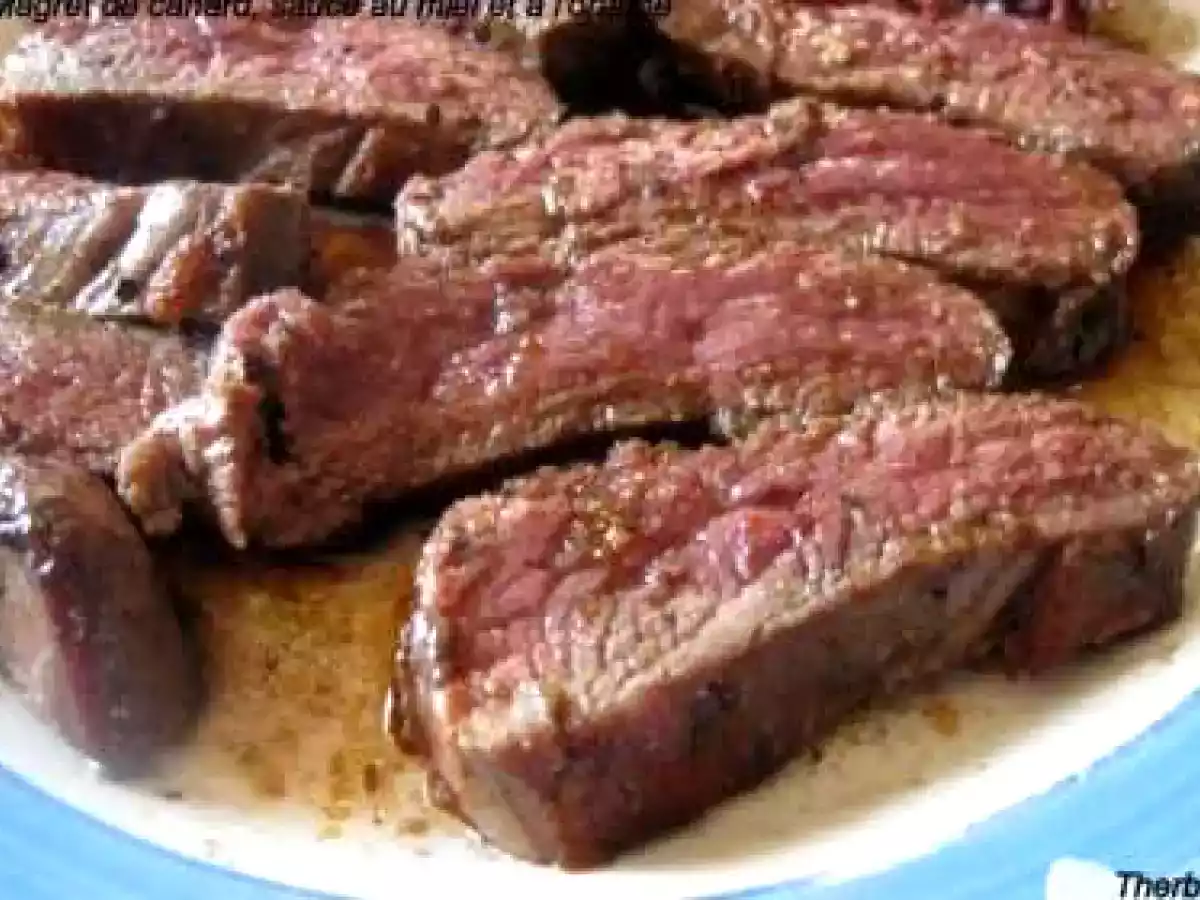 Magret de canard, sauce au miel et à l'orange - photo 2