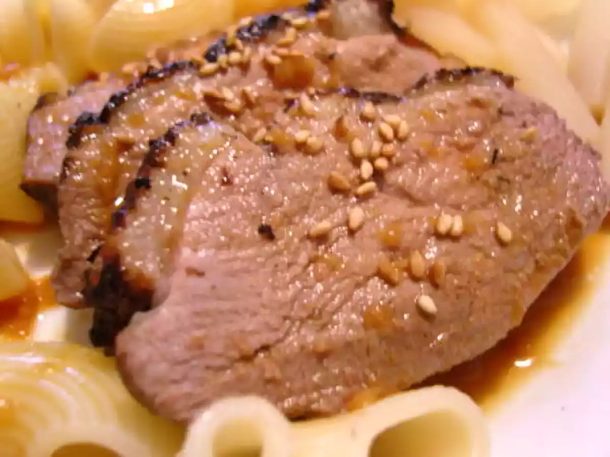 Magret de canard sauce orange - photo 3
