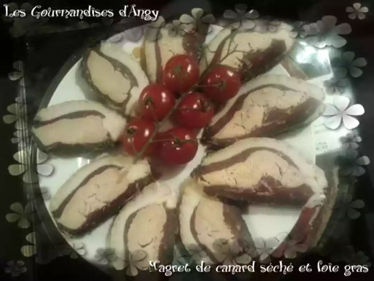 Magret de canard séché farci au foie gras !!!!