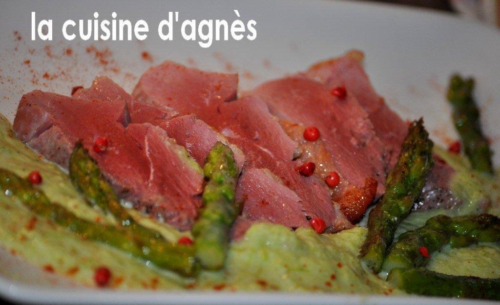 Magrets de canard à la crème d