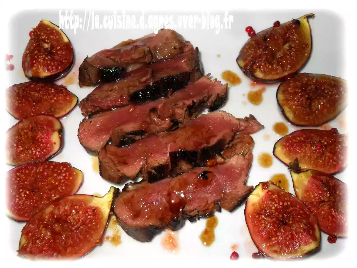 Magrets de canard aux figues et Muscat
