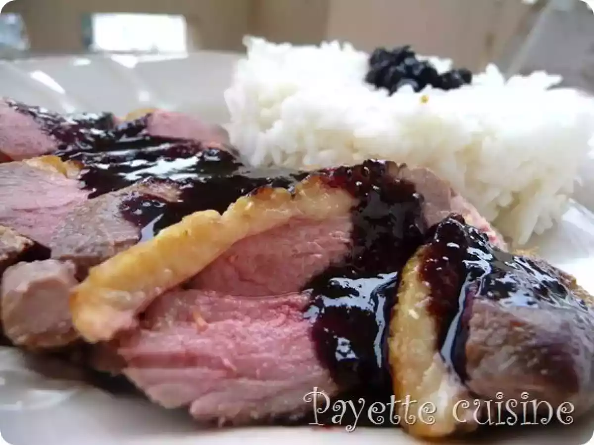 Magrets de canard aux myrtilles - photo 2