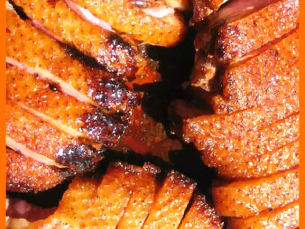 MAGRETS DE CANARD GLACES AU MIEL ET VINAIGRE BALSAMIQUE