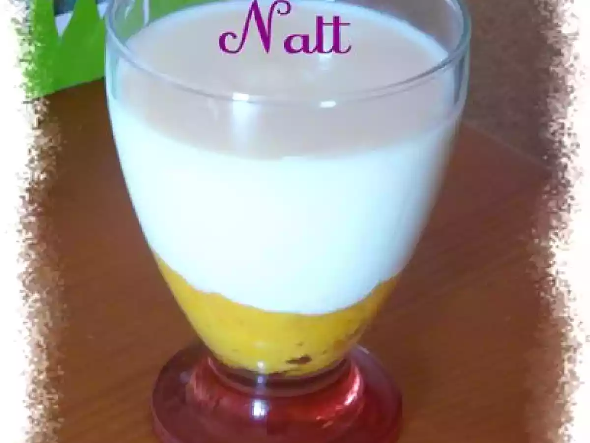 Mahalabiya aux pêches