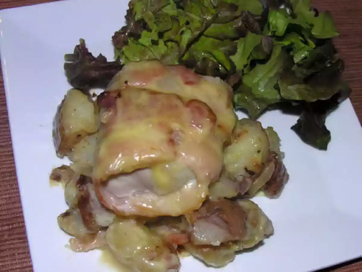 Mahi Mahi roti façon tartiflette