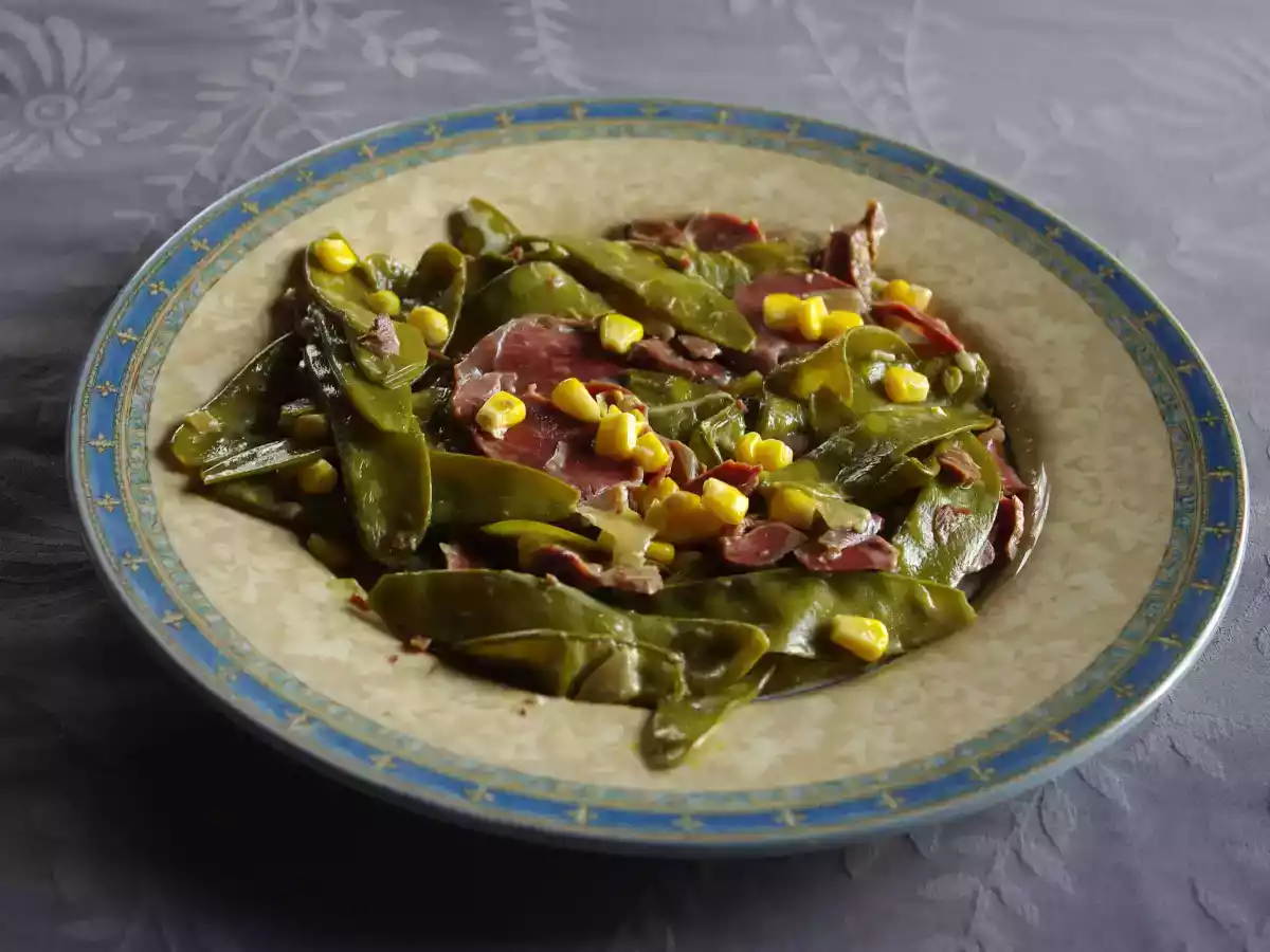 MAÏS GOURMAND AUX GESIERS CONFITS