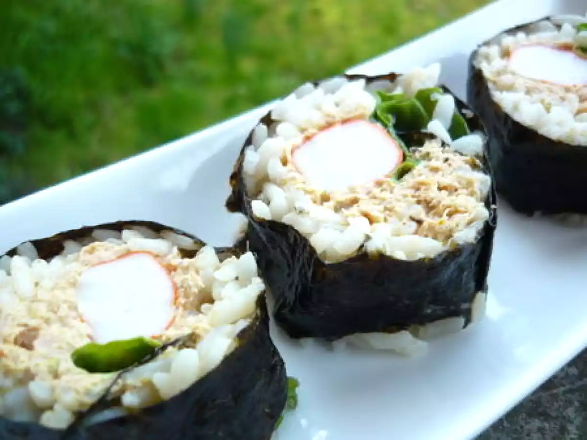 Makis au thon et curry