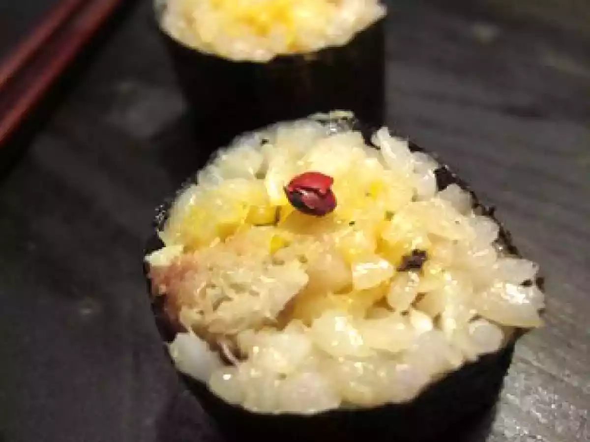 Makis de maquereau fumé à la rouille