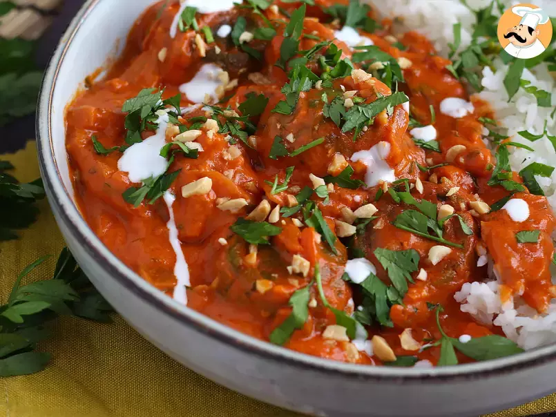 Malai Kofta vegan: boulettes de pois chiches et sauce tomate/coco à l'indienne - photo 2