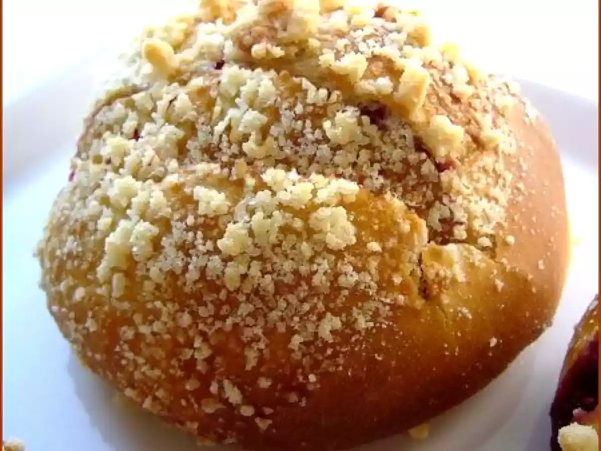 Malinianki (brioche polonaise crumble framboise)