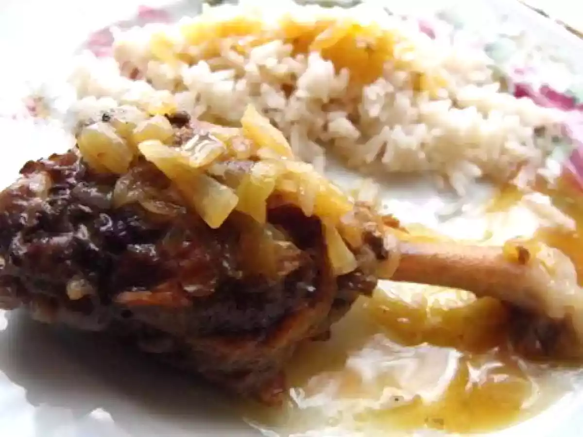 Manchons de canard à l'orange