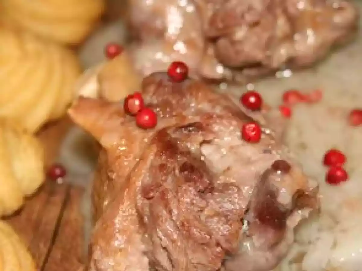 Manchons de canard au Porto et Pommes Duchesse