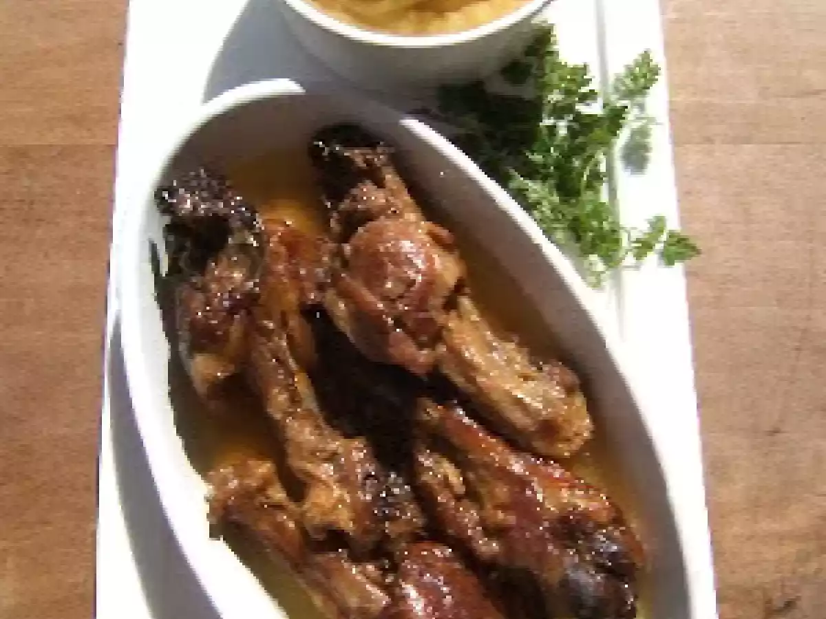 Manchons de canard au romarin et sa purée de pommes de terre-carottes & butternut - photo 3