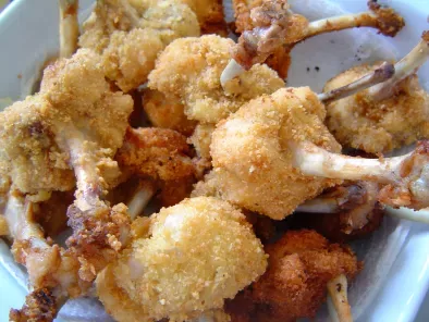 Manchons de poulet panés