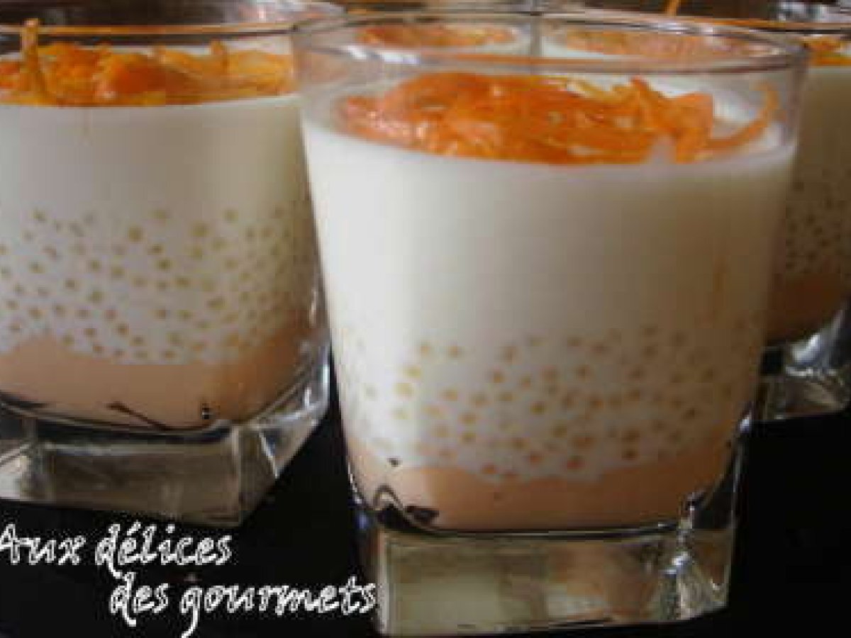 Mandarine curd et mousse au chocolat blanc - Recette Ptitchef